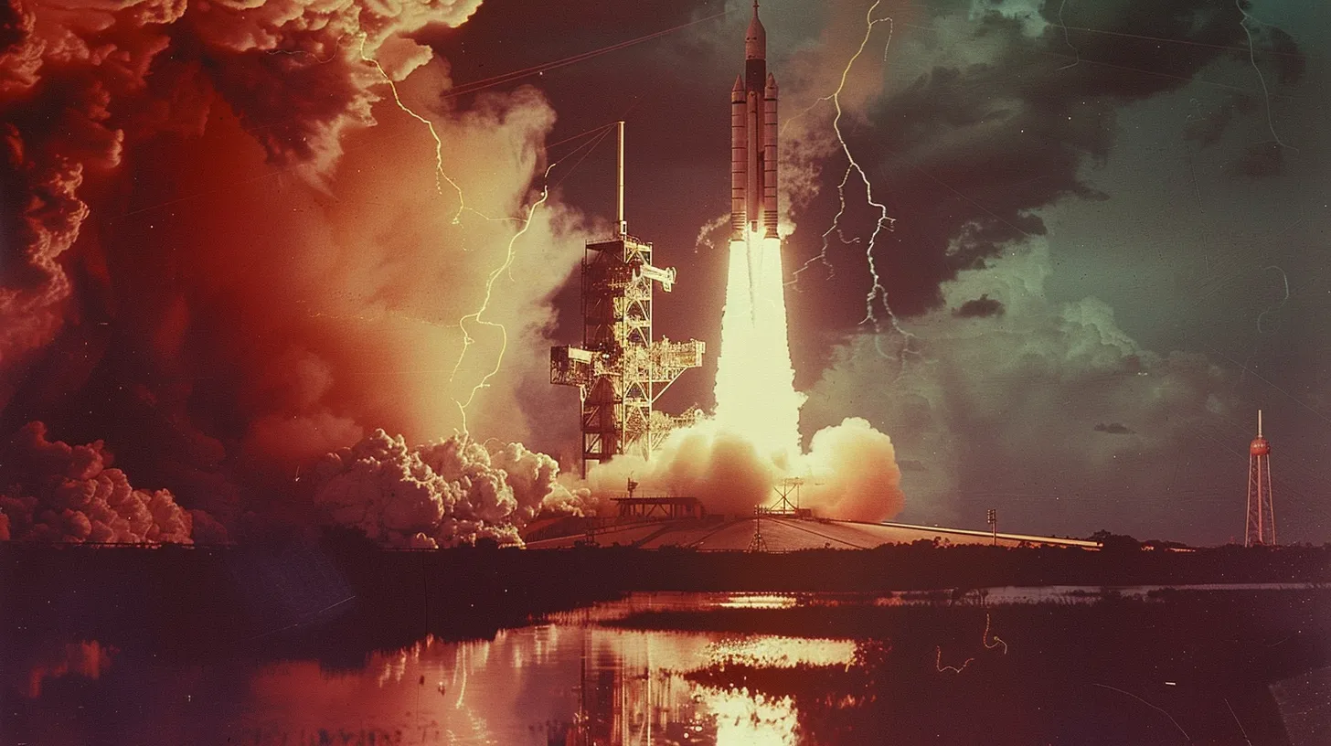 © History Oasis Apollo 12 Was Struck By Lightning