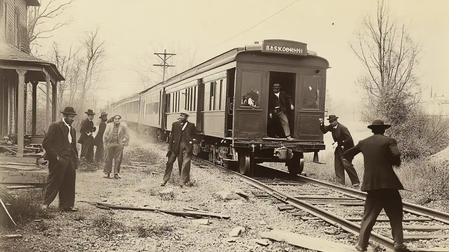 The Baxter Springs Train Robbery