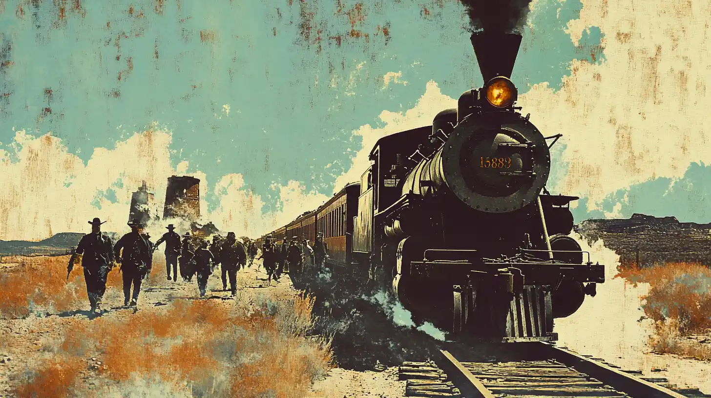 The Cowboy Gang Train Robbery