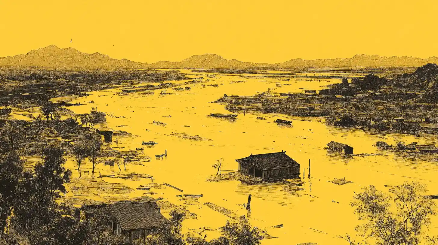 © History Oasis Yellow River Flood Of 1887