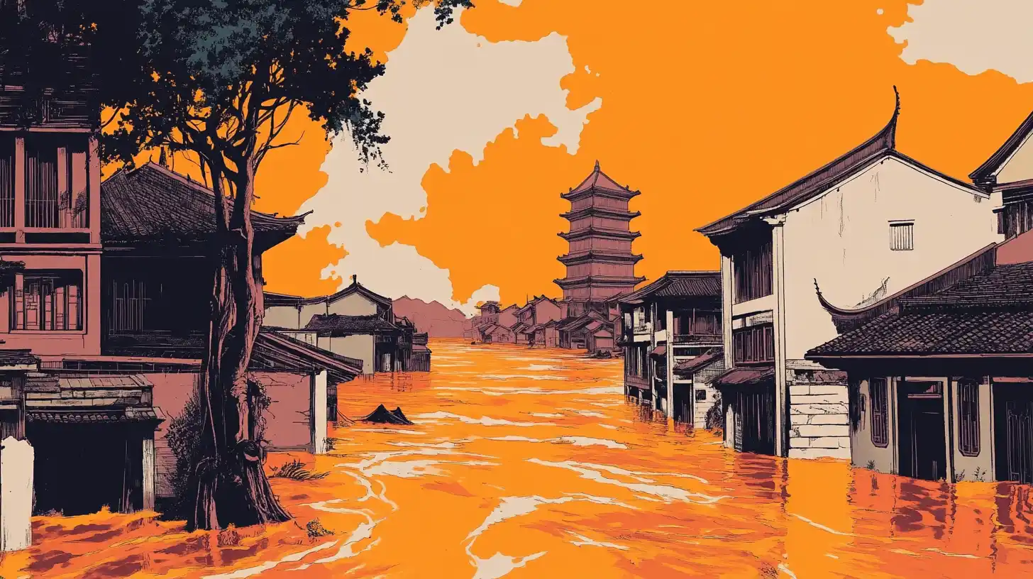 © History Oasis Yangtze River Flood Of 1935