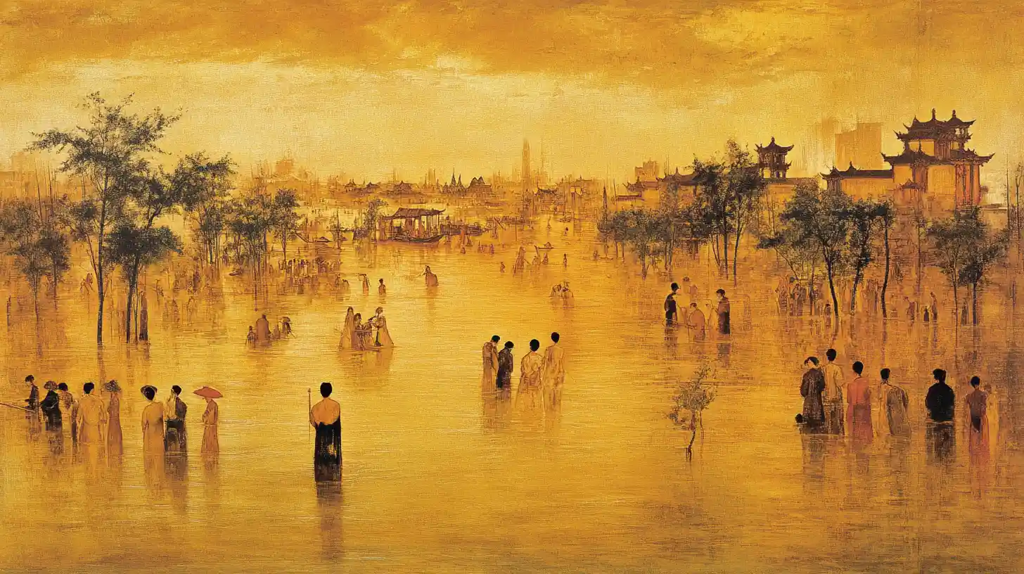 © History Oasis Huang He Yellow River Flood Of 1938
