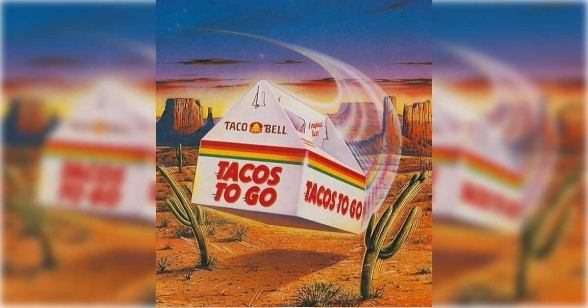 Taco Bell Taco Bell Vintage Ad
