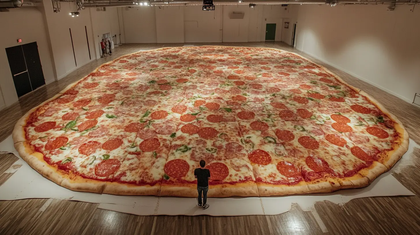 © History Oasis Worlds Largest Pizza