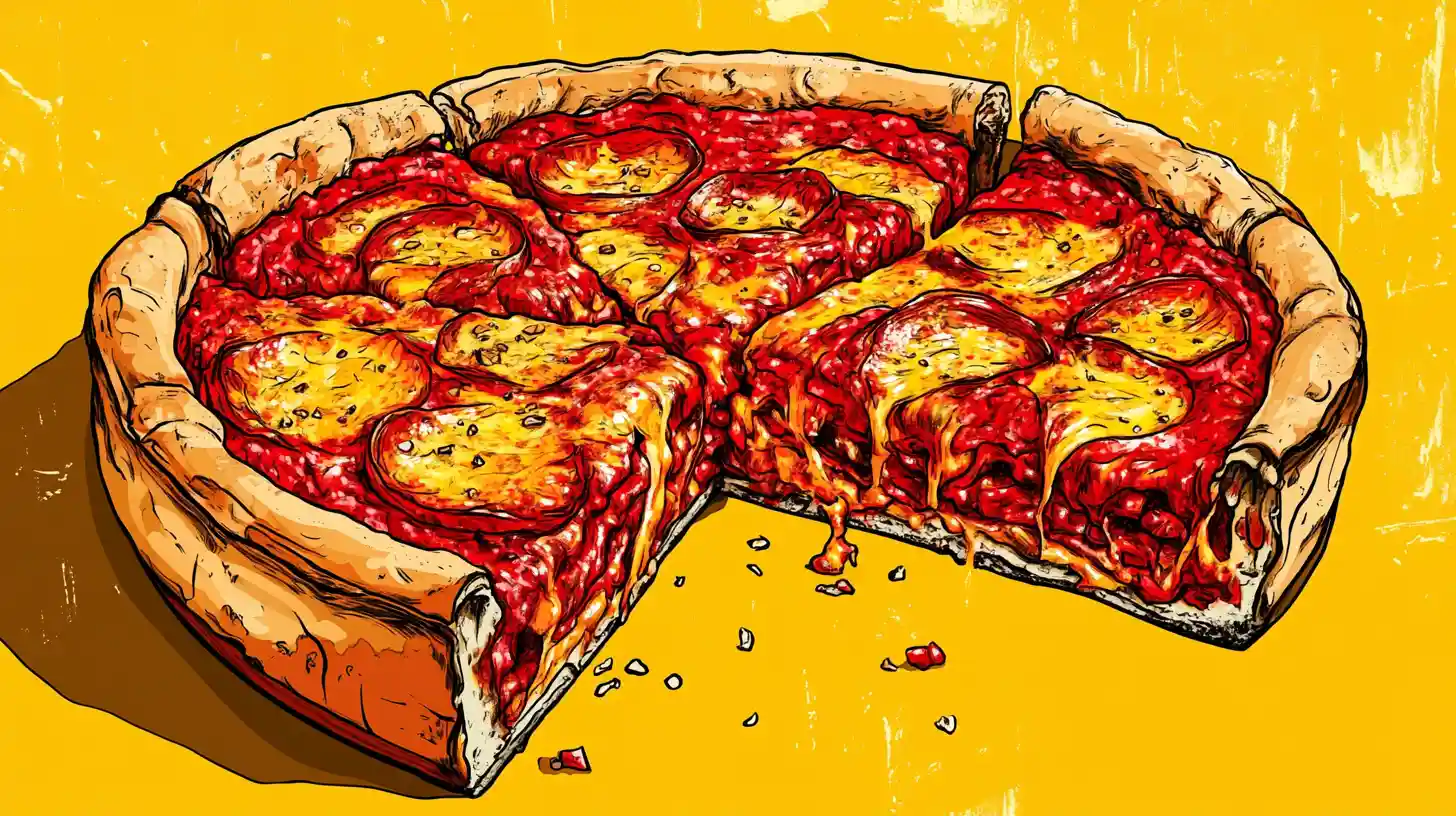 © History Oasis Chicago Style Deep Dish Pizza