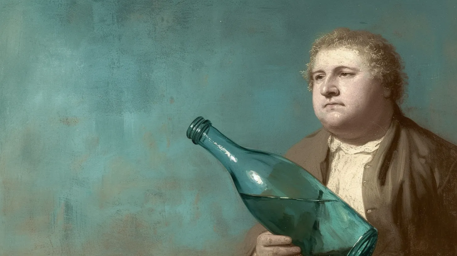 Erasmus Darwin Bottle Of Carbonated Water