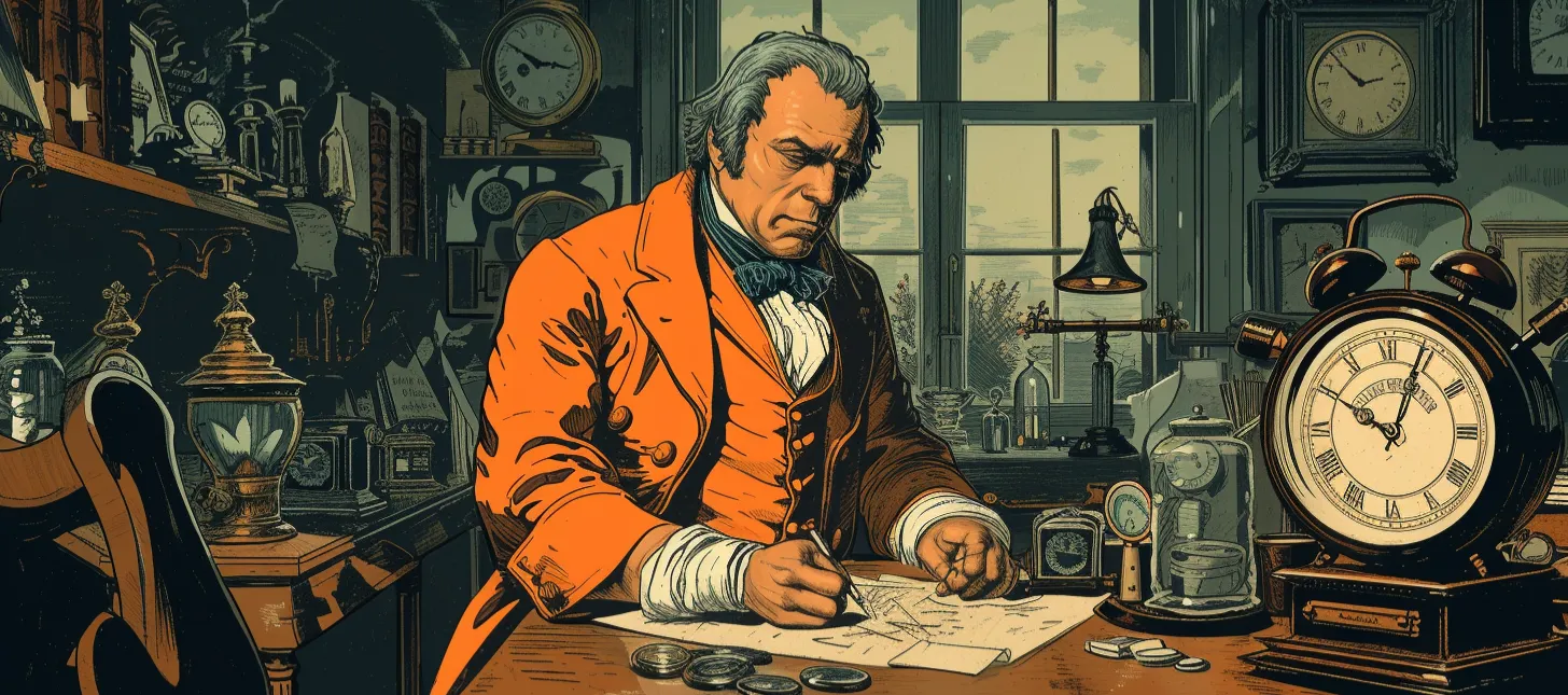 A Watchmaker In The 1700s