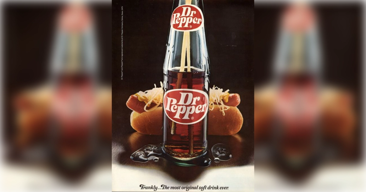 Keurig Dr Pepper Dr Pepper Vintage Ad