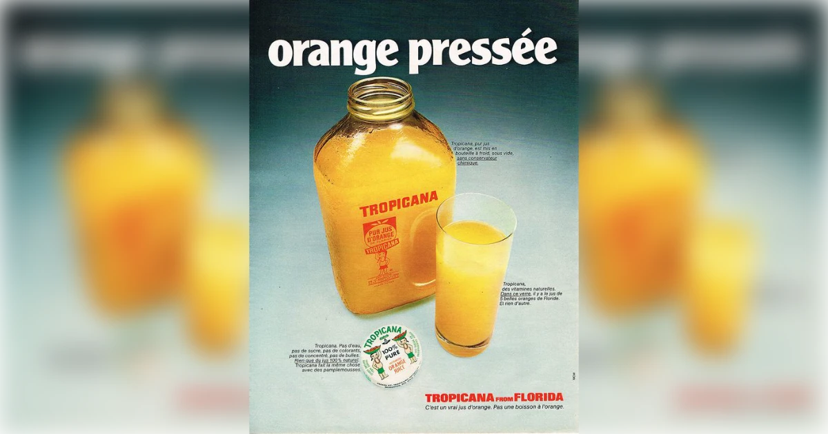 Tropicana French Ad