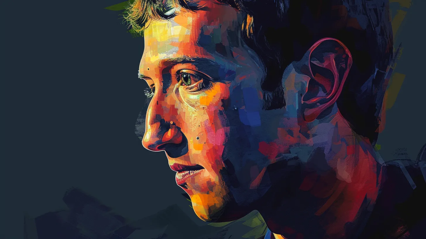 An Evil Looking Mark Zuckerberg