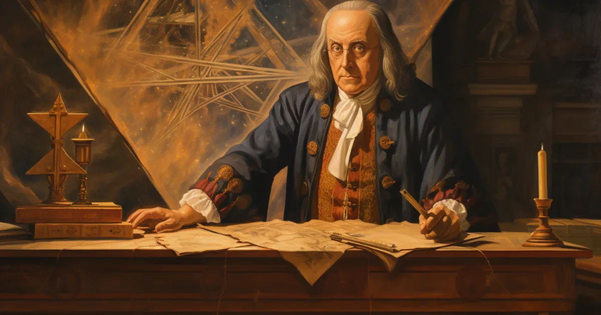 Benjamin Franklin 20 Freemason Initiation