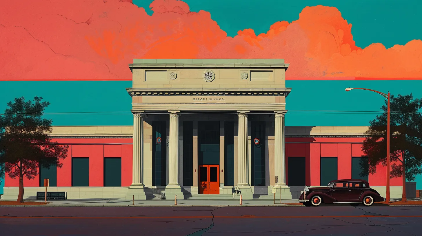 A Bank In Atlanta 1920s