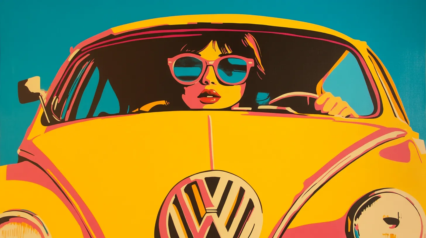 © History Oasis VW Beatle Ad