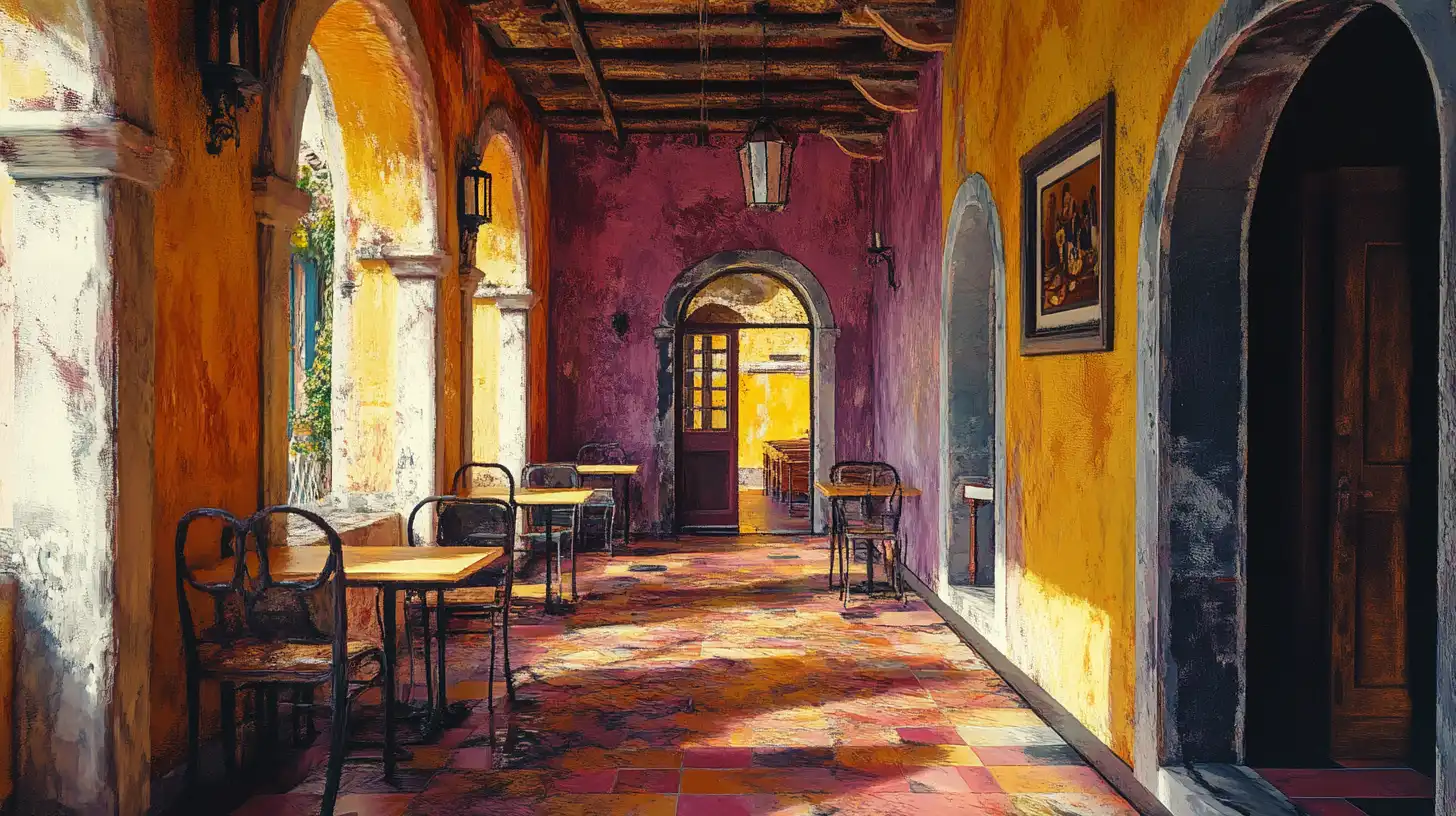 A Cafe In Italy 1500s