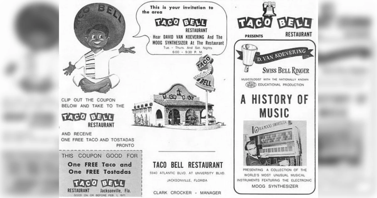 Taco Bell Taco Bell Vintage Ad