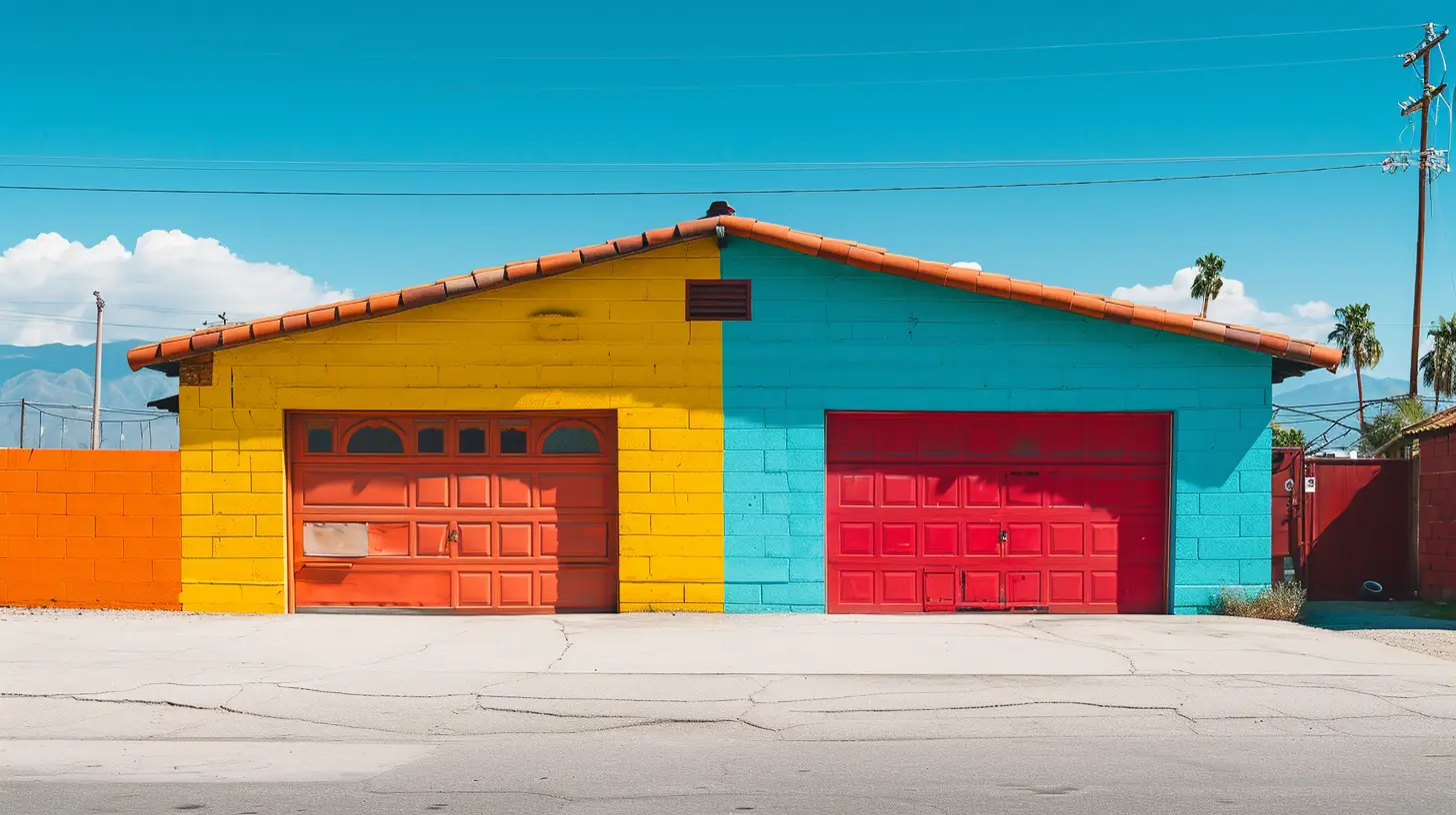 © History Oasis A Two Car Garage That Sell Tacos