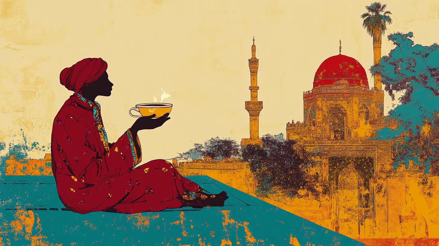 © History Oasis Drinking Coffee Mecca 1400s