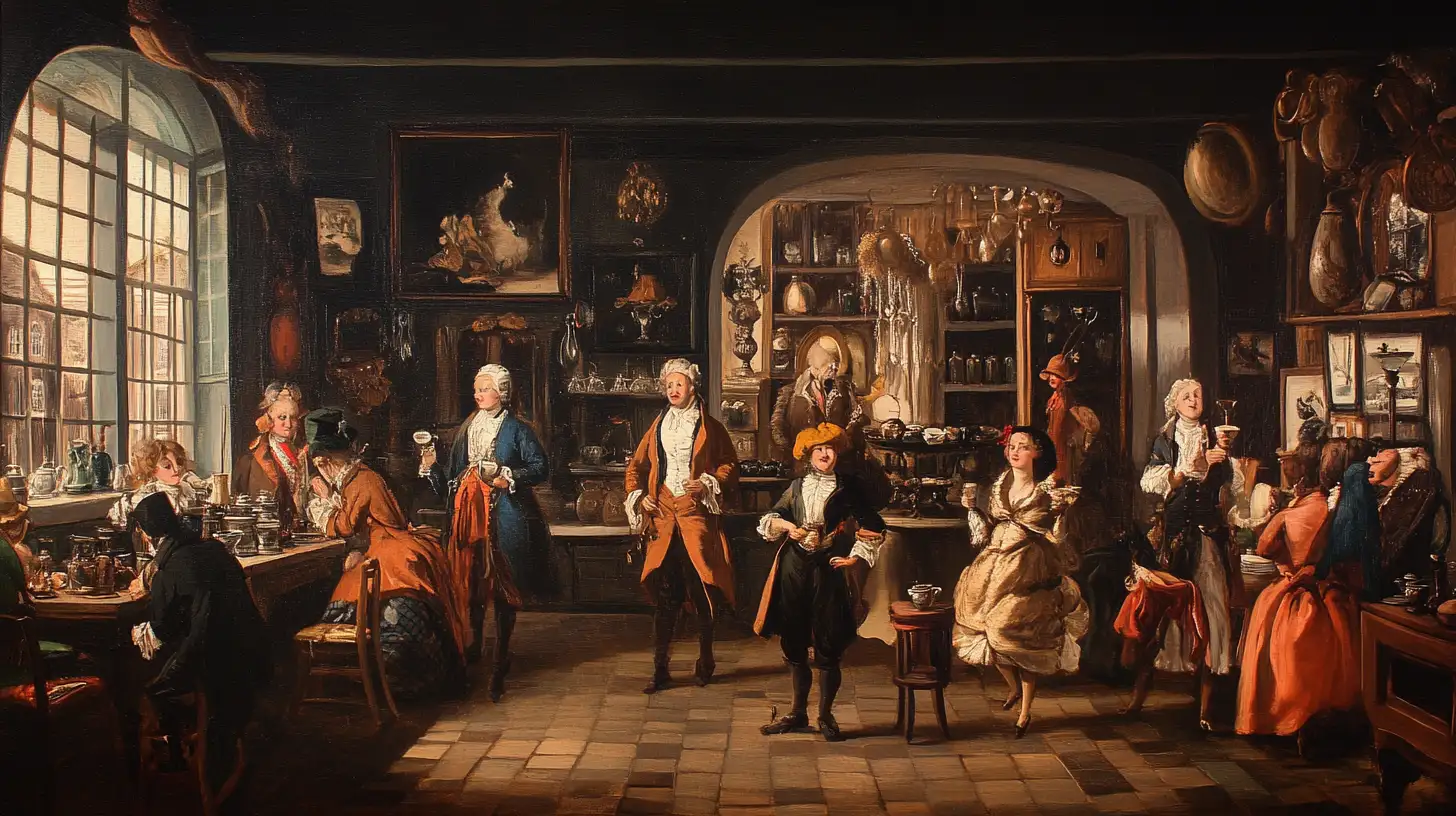 © History Oasis Coffee House London 1700s