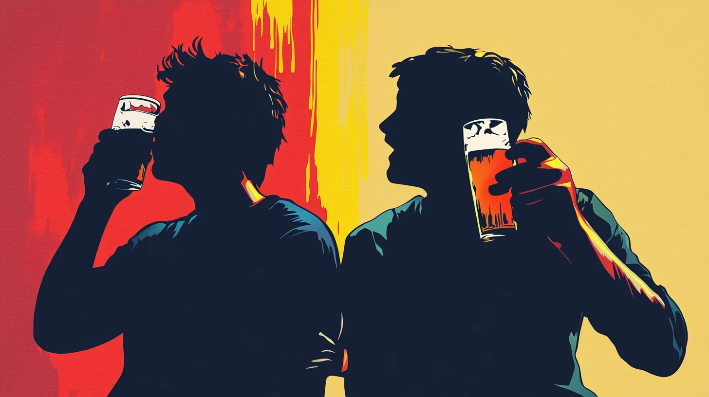 Men Drinking Beer