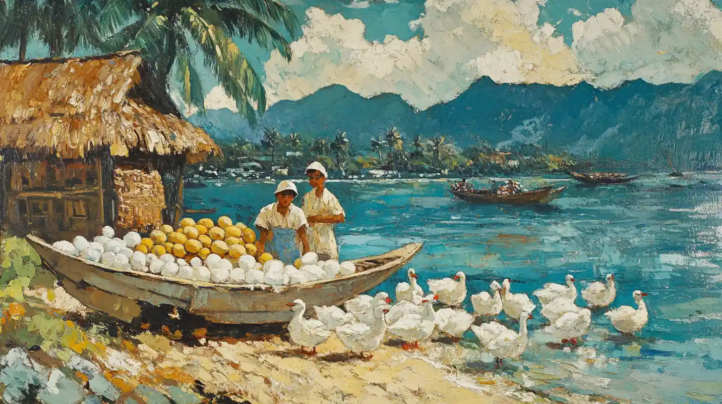 © History Oasis Ducks Laying Eggs For Balut