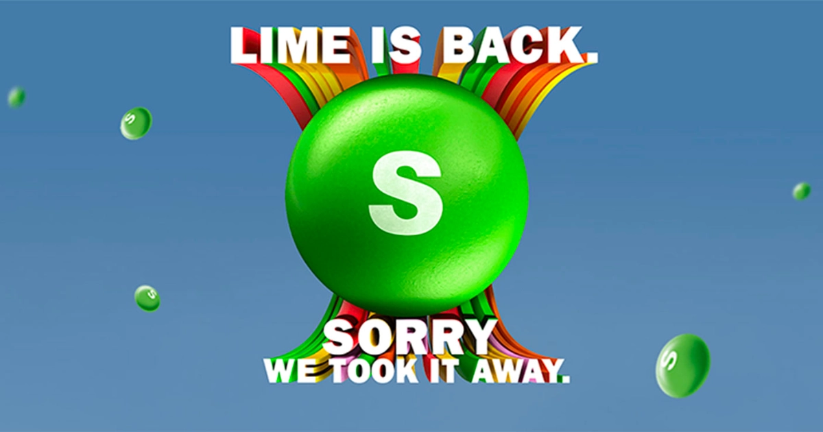 Skittles Skittles Lime Is Back Ad