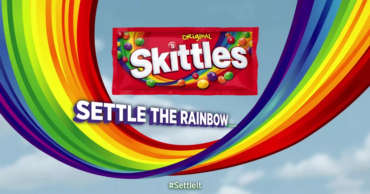 Skittles Settle The Rainbow Ad