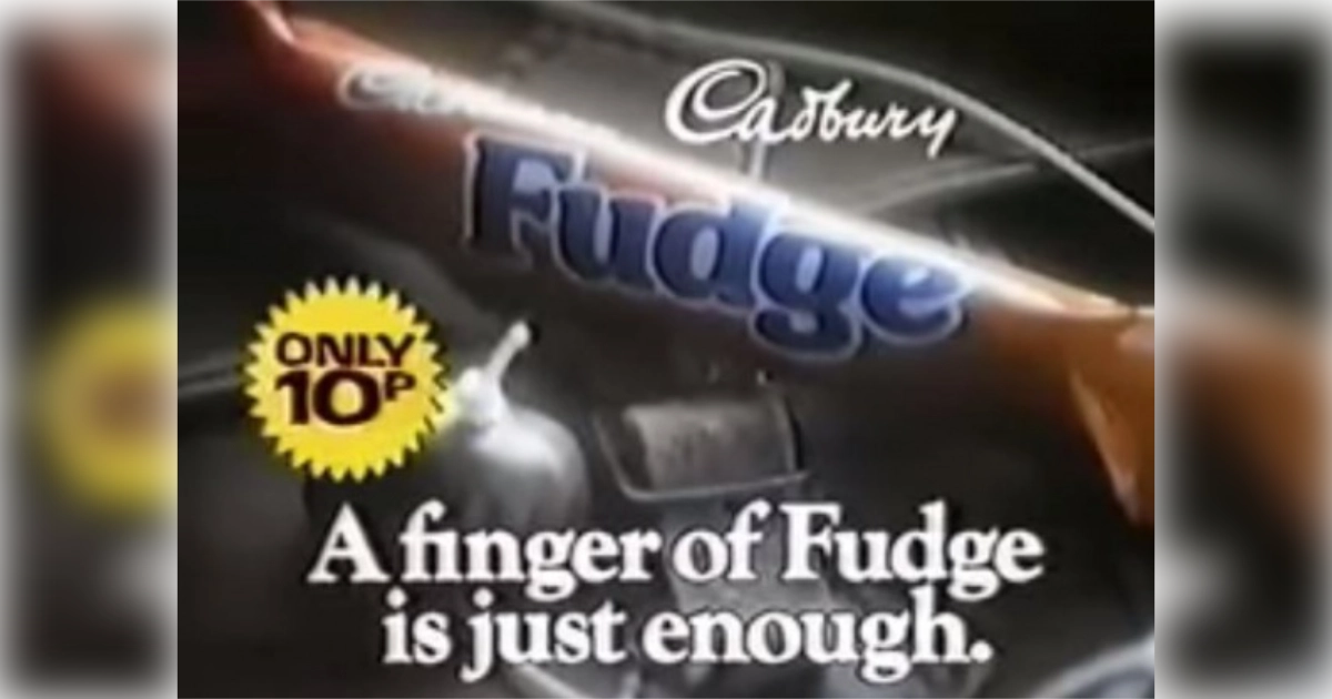 Cadbury Ad 20 Finger Of Fudge