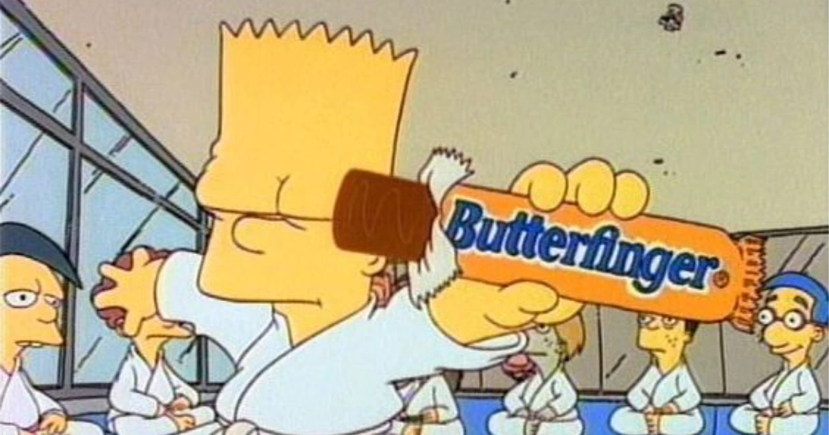 Butterfinger/The Simpsons Bart Simpson And Butterfinger Sponsorship