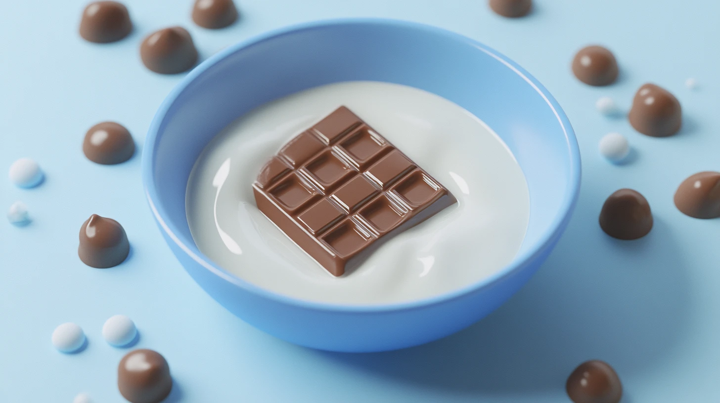 © History Oasis Milky Way Floating In Milk
