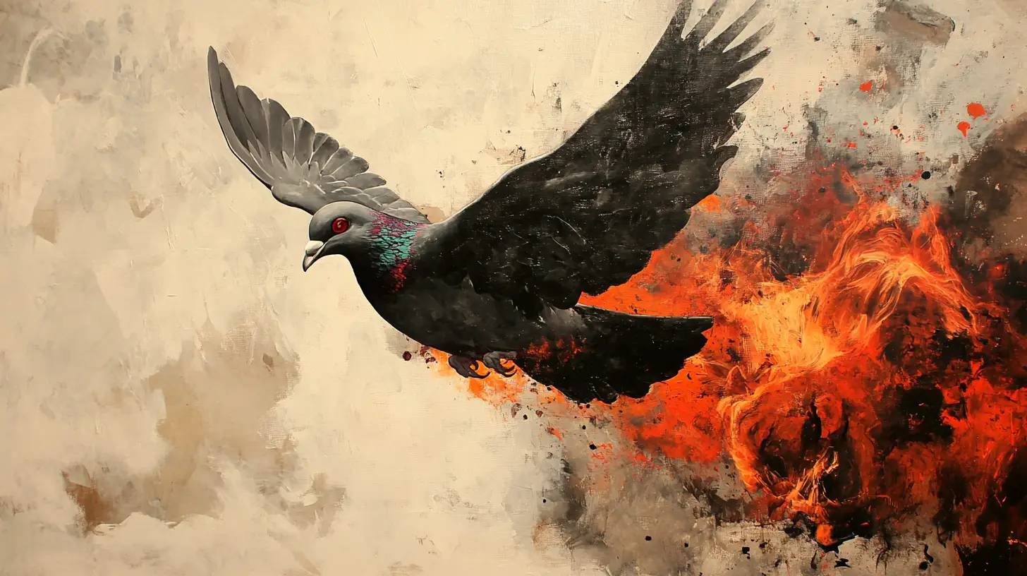© History Oasis Carrier Pigeon Ww1