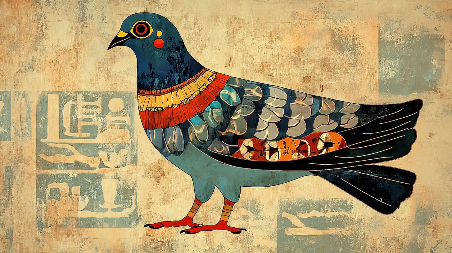 © History Oasis Carrier Pigeon Ancient Egypt