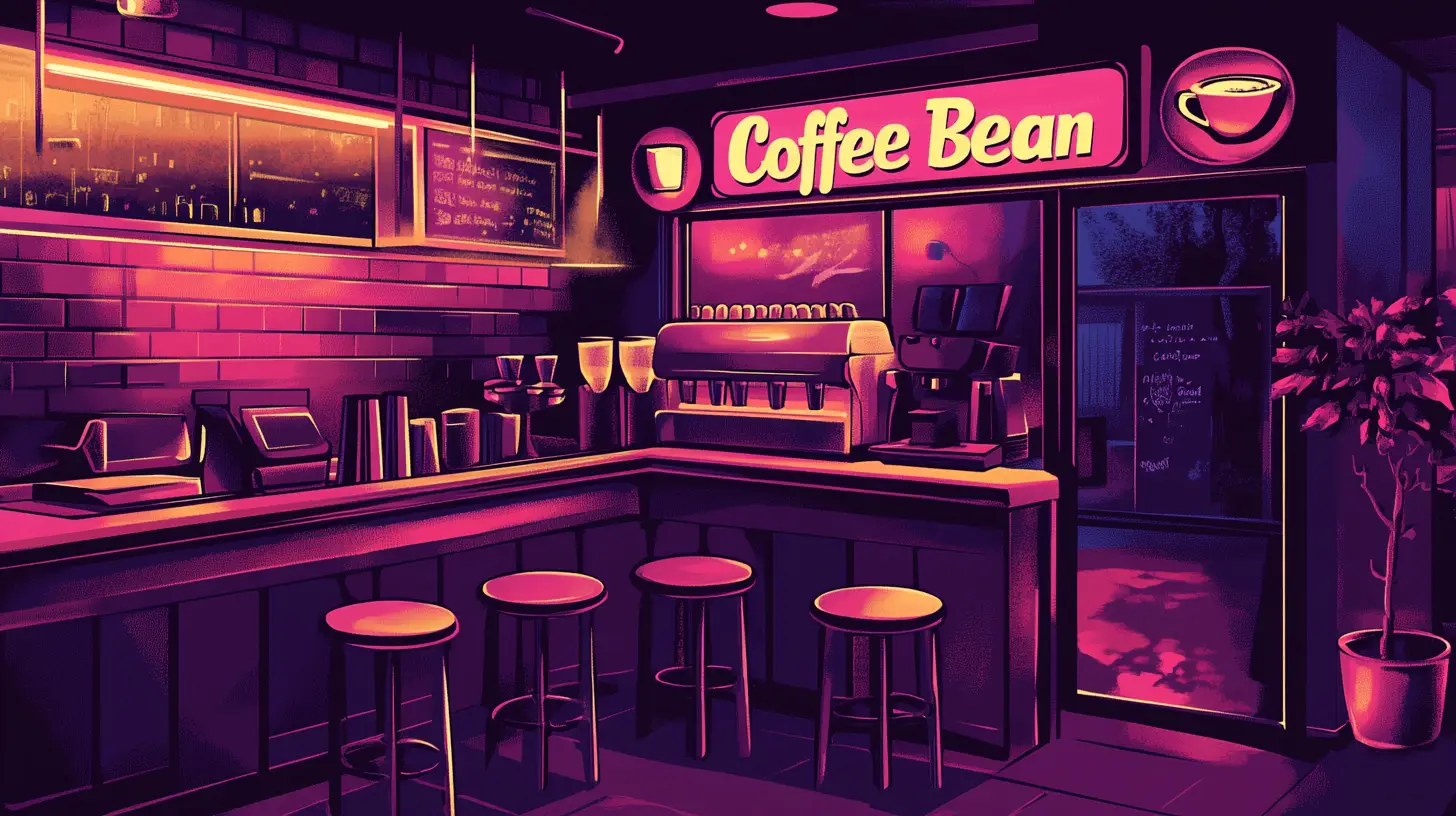 Coffee Bean And Leaf