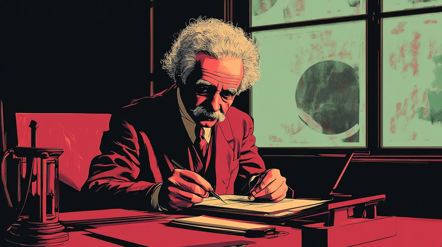 © History Oasis Albert Einstein Approving The Toblerone Patent