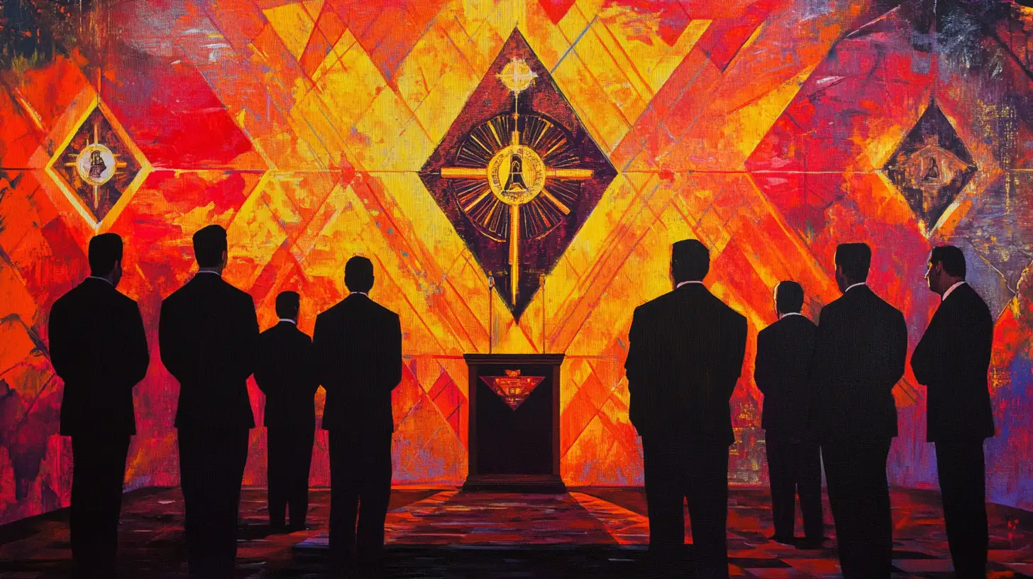 © History Oasis Theodor Tobler In A Masonic Ceremony
