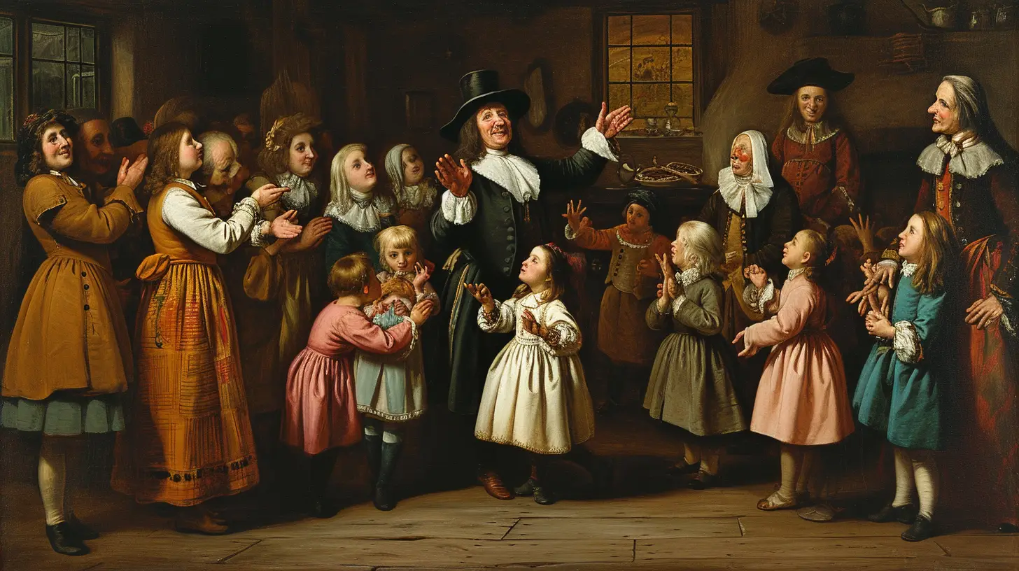 © History Oasis A Puritan With 17 Children