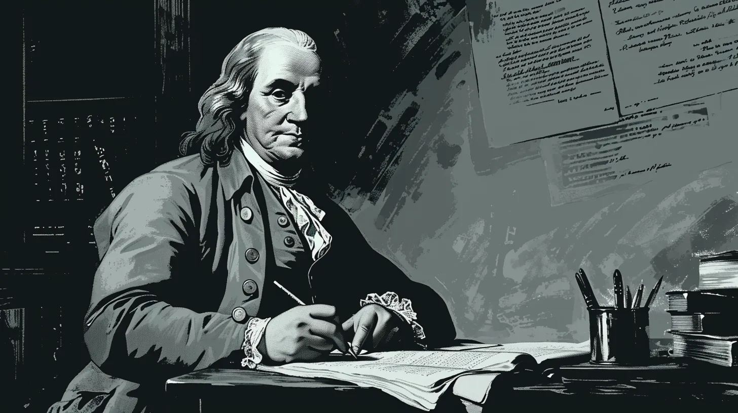Benjamin Franklin Writing