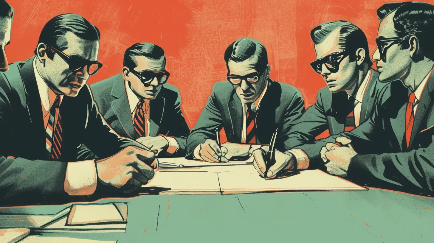 A Group Of Executives