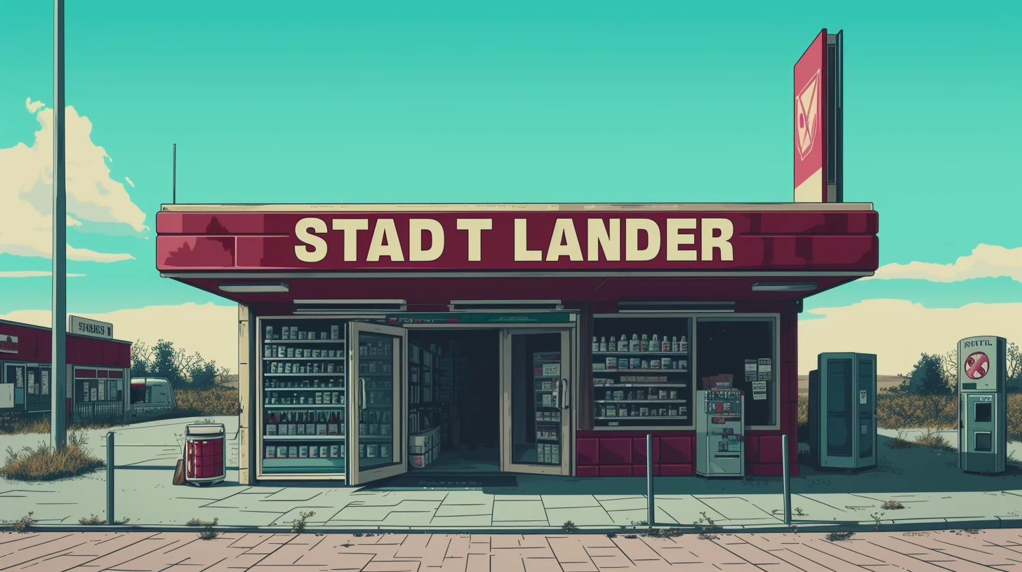 Drug Store That Says STADTLANDER