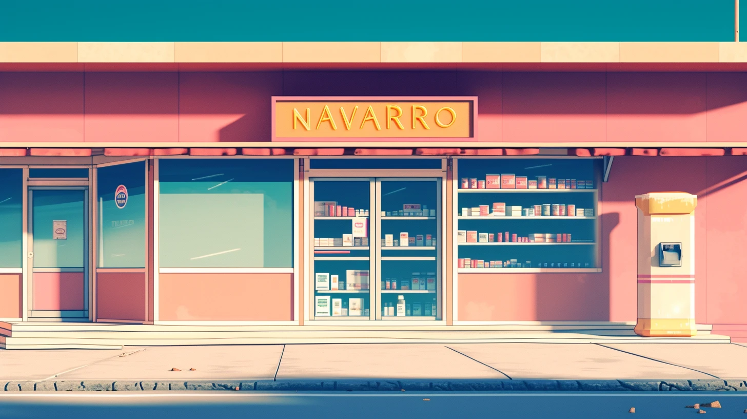 A Drug Store That Says NAVARRO