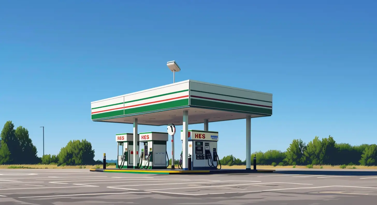 Gas Station HESS CORPORATION