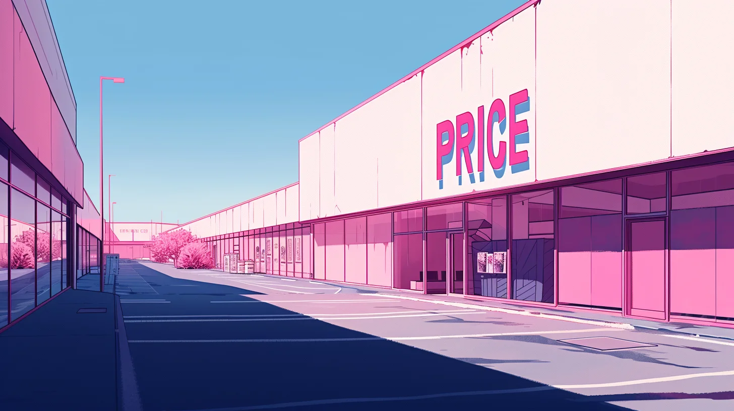 Shopping Center That Says PRICE