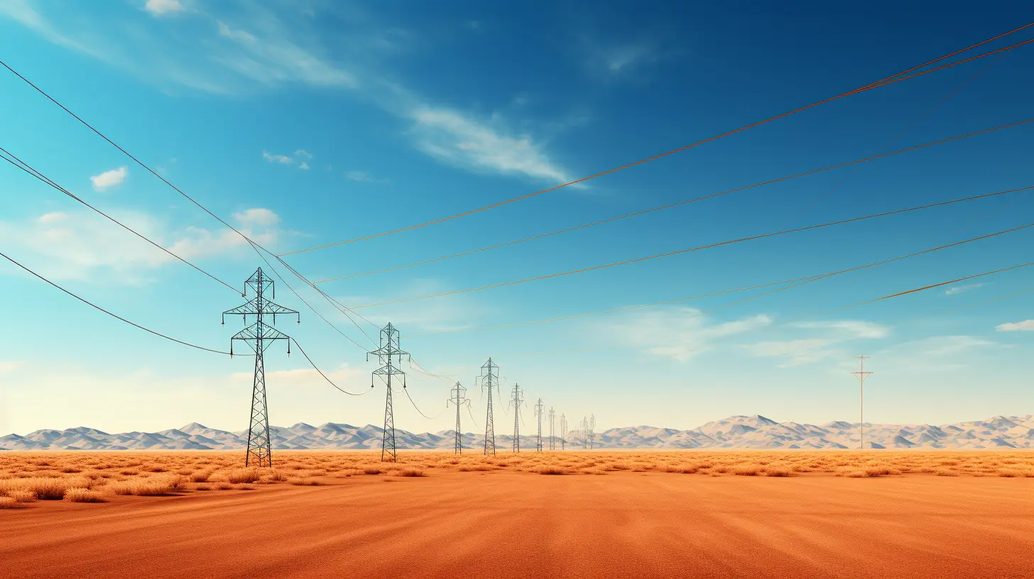Telephone Wires In The Desert GTE