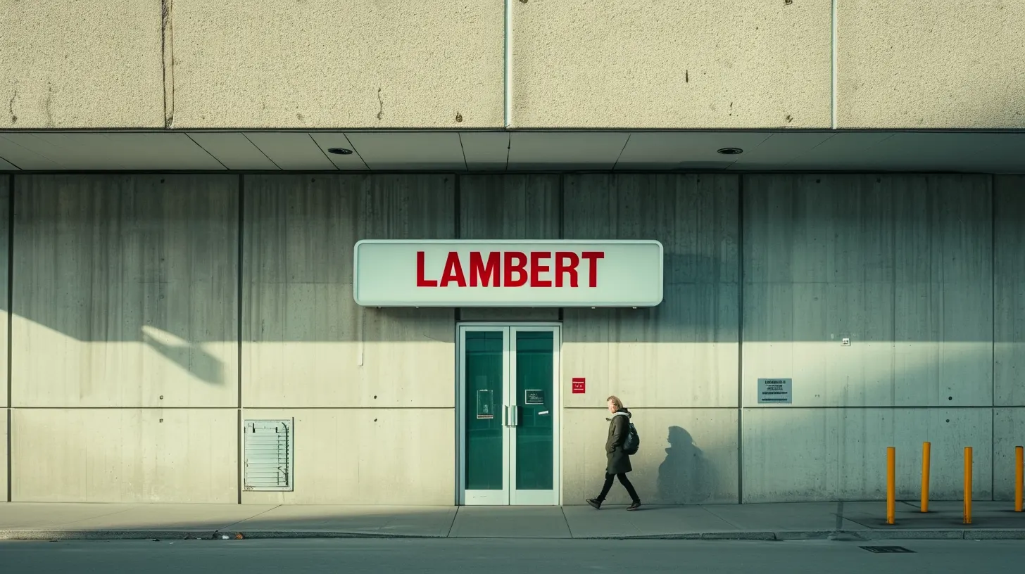 A Business Building That Says LAMBERT