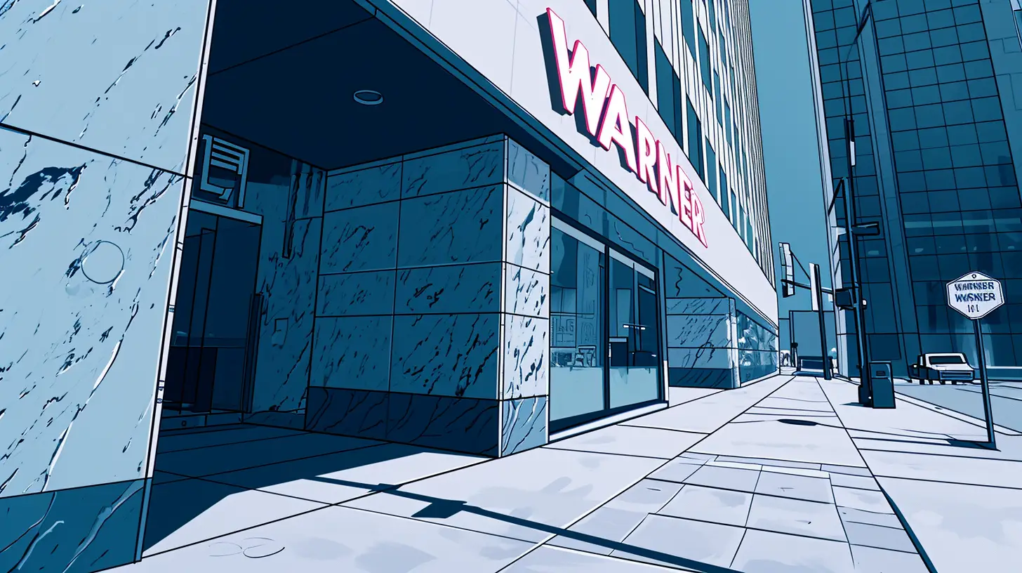 A Business Building That Says WARNER
