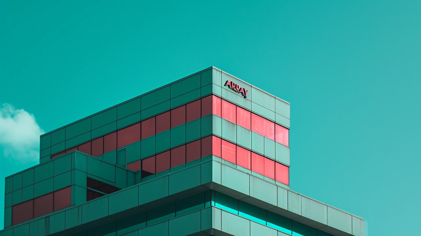 A Corporate Building That Says ARRAY