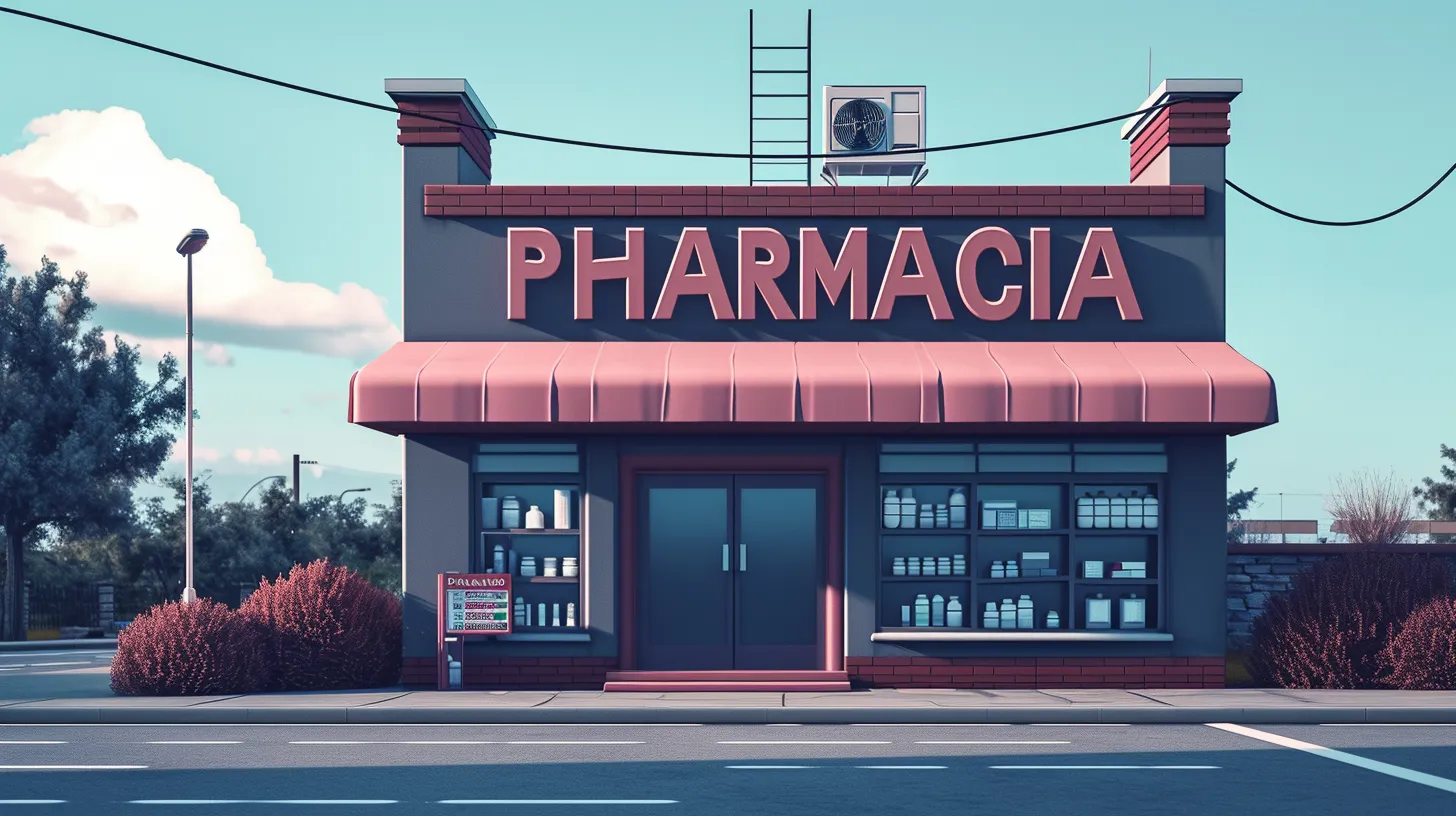 A Business Building That Says PHARMACIA