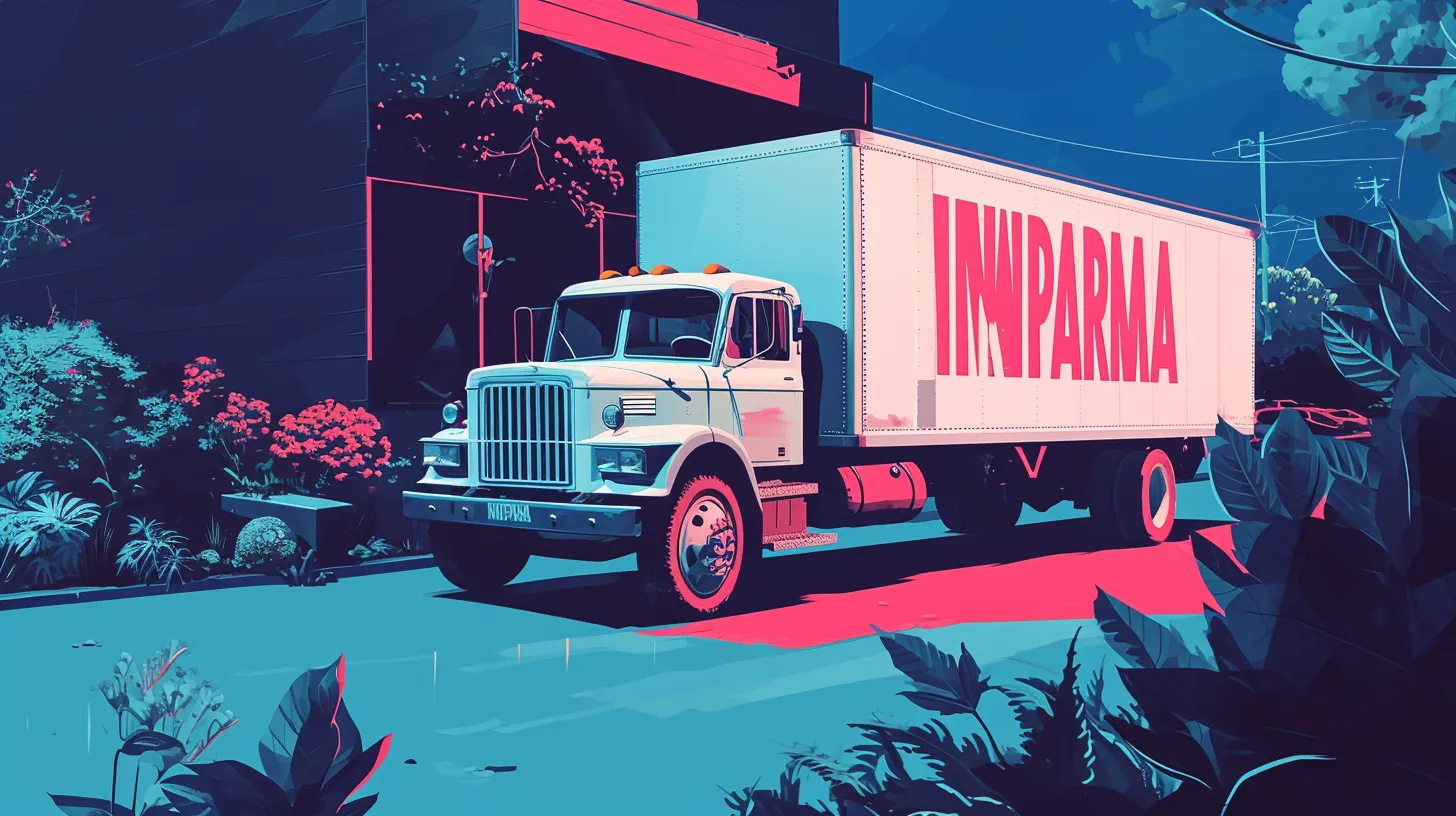A Delivery Truck That Says INNOPHARMA