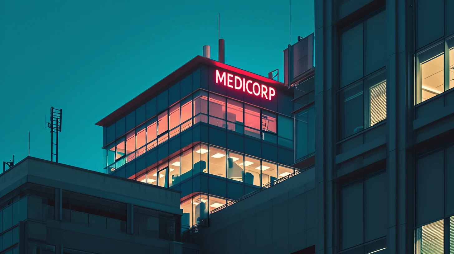 A Corporate Building That Says MEDICORP