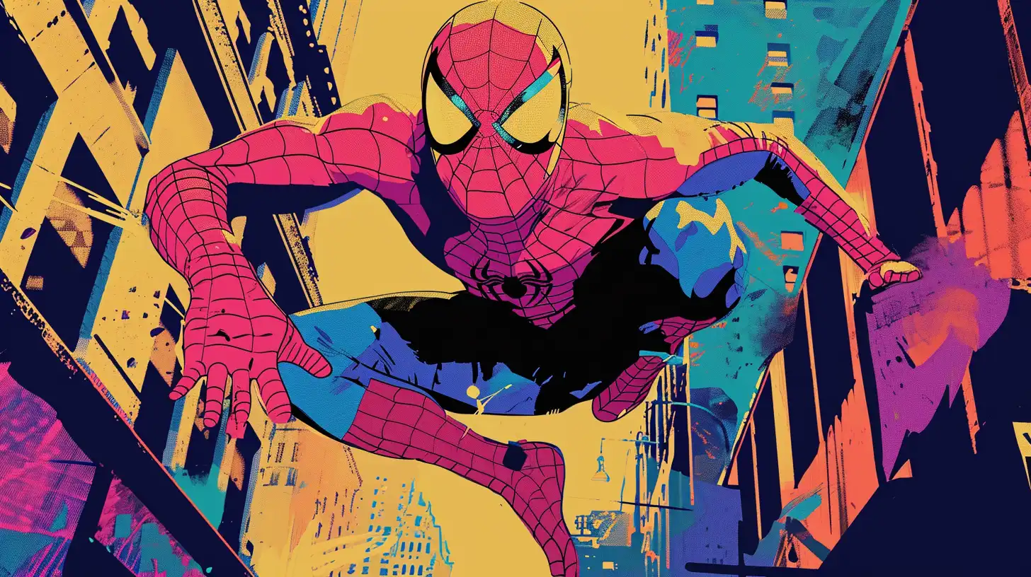 A Scene From Spider Man