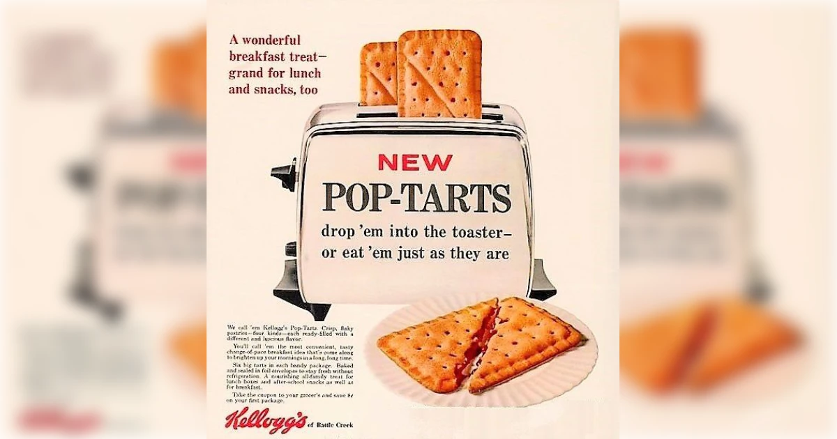 Kellogg's Pop Tarts Vintage Ad 20 Toaster